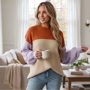 Sunny Morrow Colorblock Sweater